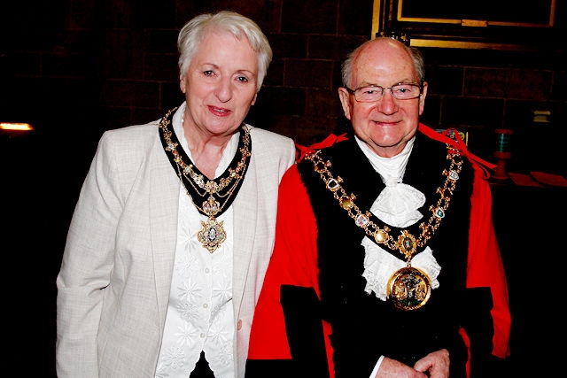 Lynn Sheerin and Councillor Billy Sheerin, Mayor and Mayoress of Rochdale 2019 - 2020