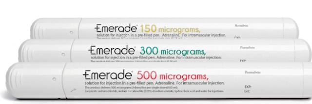 Drug alert for the Emerade adrenaline auto-injector device
