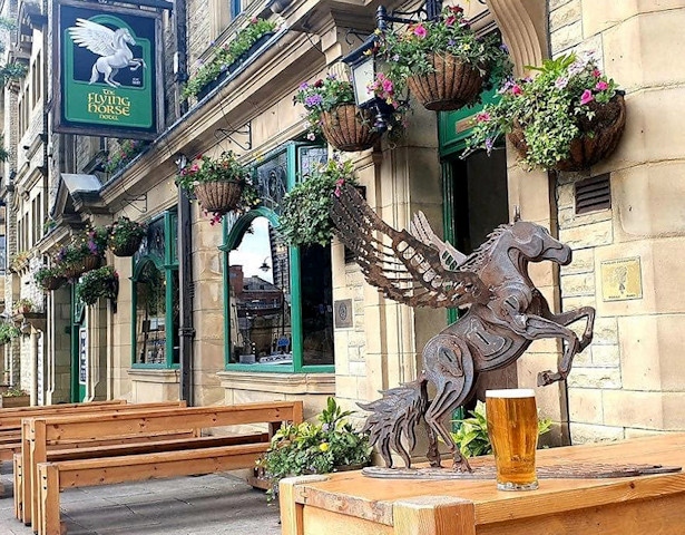 The Flying Horse has been named the best pub in the borough of Rochdale