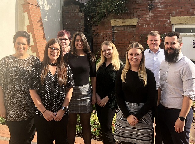 Some of the team at Recruitment Solutions