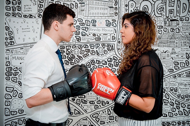 Oliver and Mariam have signed up for the ‘Ultra White-Collar Boxing’ challenge on Saturday 21 September