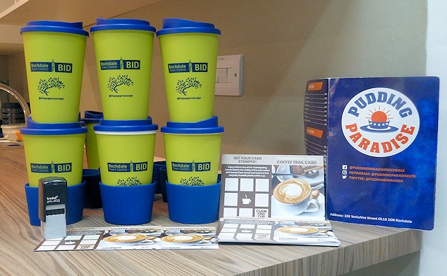 Collect a stamp at all participating venues and you will receive a free reusable coffee cup, created from recycled plastic, specially designed by The Paper Concept