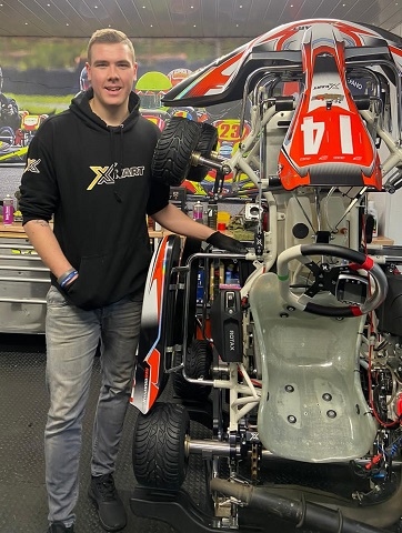 Matty with the X-kart
