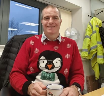 Tim Fairley on Wear Your Woollies to Work Day
