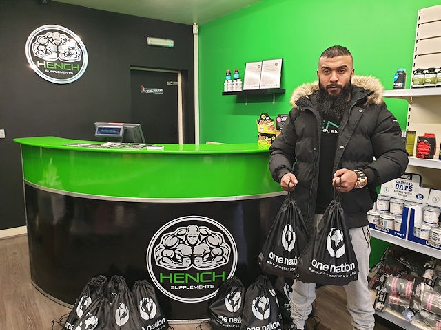 Mohammed Raj Hussain, the owner of Hench Supplements