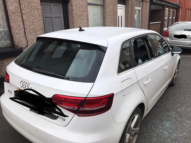 The clinical pharmacist had one bottle of hand sanitiser stolen from their car while it was parked outside their Rochdale home