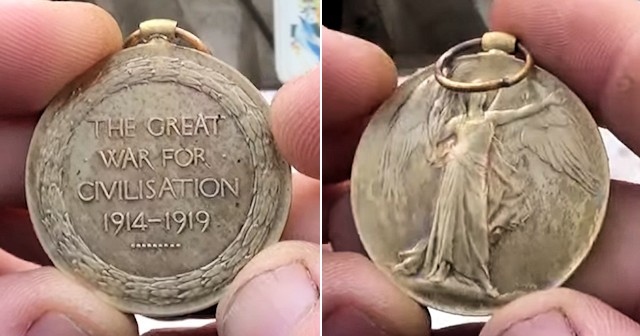 Victory medal dating to World War One
