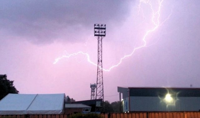 Lightning at Crown Oil Arena in June 2020