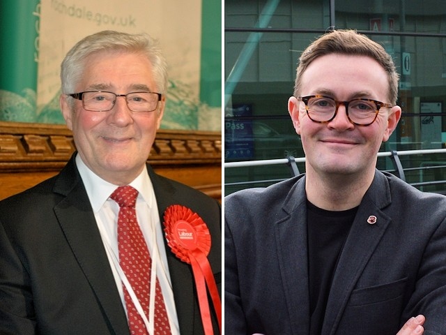 Tony Lloyd, MP for Rochdale and Chris Clarkson, MP for Heywood & Middleton