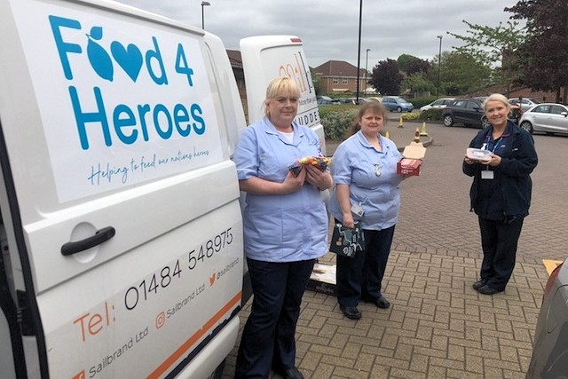 Food4Heroes has delivered 825 meals to staff at Birch Hill Hospital and 450 to staff at Royal Oldham Hospital since the start of lockdown