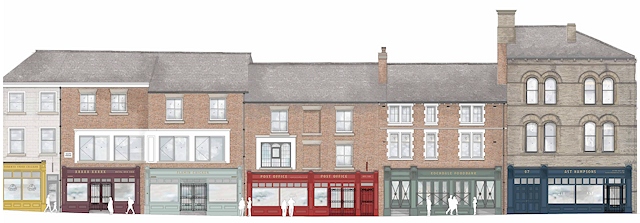 How the new shop fronts on South Parade could look