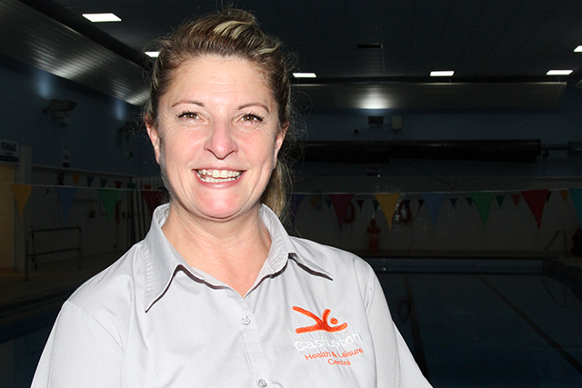 Jo Potts, facility manager at Castleton Health and Leisure Centre