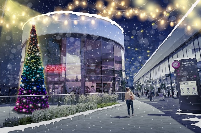 The switch-on will be held at Rochdale Riverside for the first time
