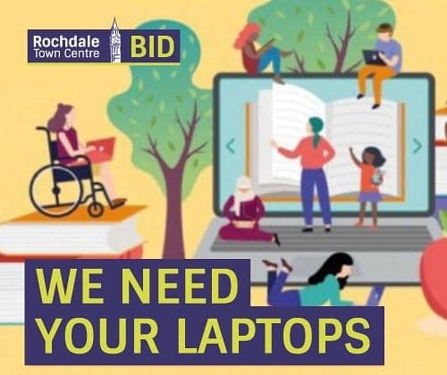 Rochdale BID is asking for your unused equipment to help local school children