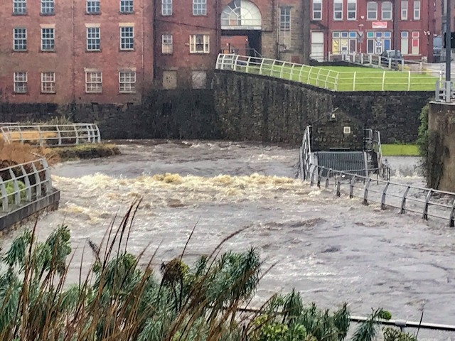 The River Roch, Smith Street, Rochdale 1pm Wednesday 20 January 2021 - Greg Couzens