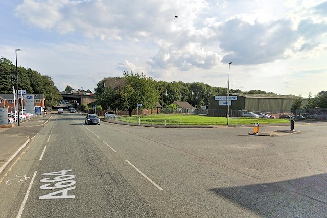 The site at the junction of Manchester Road and Trub Road in Castleton