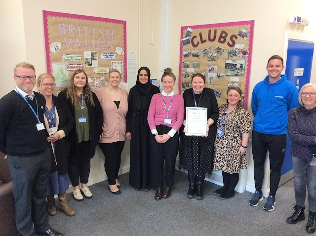 Staff from Whittaker Moss, Your Trust, Pennine Care and Rochdale Borough Council with parents and family members of Whittaker Moss School students