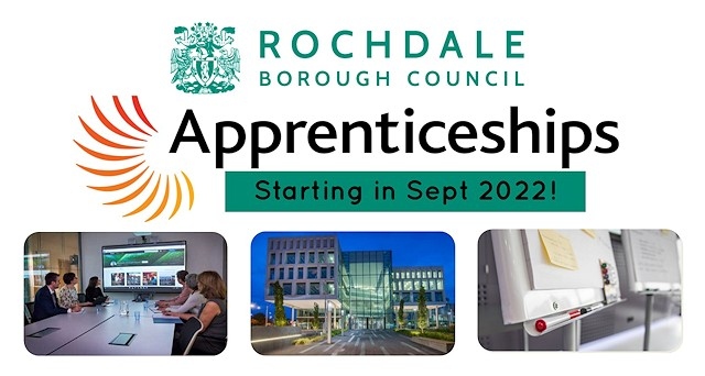 Apprenticeships with Rochdale Council starting September 2022