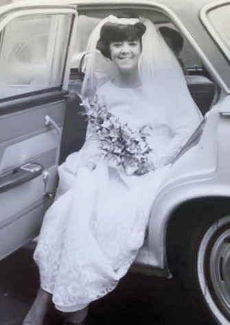 Jean on her wedding day in 1966