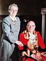 John Beasley and his wife Ann during their year of office as Mayor and Mayoress in 1994