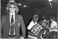 Clive Rushton in his GBR blazer as swimming captain at the Munich Olympic Games in 1972