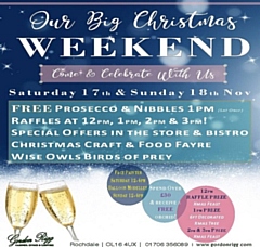 Gordon Rigg Garden, Home and Leisure BIG Christmas Weekend, Saturday 17 and Sunday, 18 November