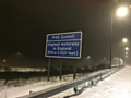 There could be as much as 20cm of snow at the peak of the M62