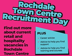 The recruitment day fair is set to highlight of opportunities in Rochdale town centre