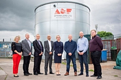 From left to right: Lesley Stansfield (Director), Mark Stansfield (Managing
Director), Stephen Newman (Solicitor-Ramsdens), Tariq Javaid (Azets), Karen Sadler (Azets), Duncan Parker (Finance Director), Dan Clayton (HR Director), Nathan O’Connor (Service Operations Director)
