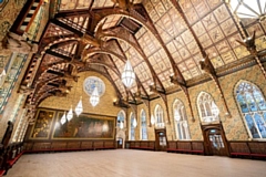 The Great Hall inside Rochdale Town Hall