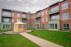 The extra care scheme provides 88 high-quality one and two bedroom apartments, along with ten bungalows, for people aged 55 and over
