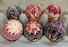 Ukrainian Easter egg decorating