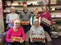 Ogden Baptist Church Christmas Shoebox packers.