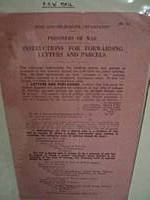 Rules for Prisoner of War mail