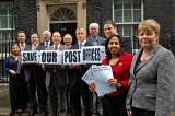 Lib Dem MPs, Parliamentary Candidates and Lib Dem Mayoral Hopeful Brian Paddock presenting their petitions at 10 Downing Street