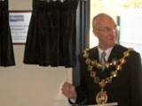 Mayor of Rochdale, Councillor Peter Evans, officially opening Evans Business Centre