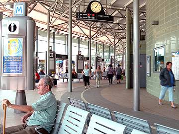 Photograph of Middleton's new bus station