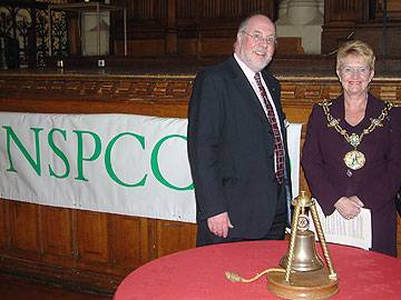 John Kay, NSPCC Business Group & Mayor of Rochdale, Councillor Jean Hornby 