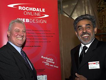 Rod Barry with Tariq Mahmood