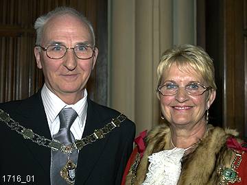 Deputy Mayor Cllr Peter Evans, with Mayor Cllr Jean Hornby