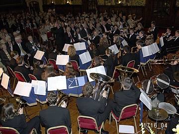 The packed 'Great Hall'