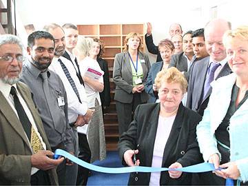 Guests gather for the official opening of the Acorn Enterprise Factory