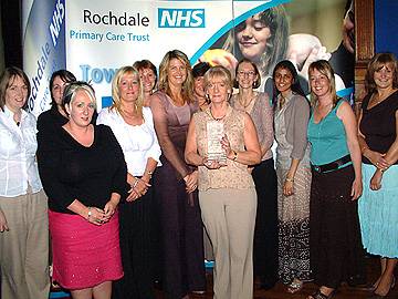 Winners of the 'Going for Gold' Outstanding Service Awards