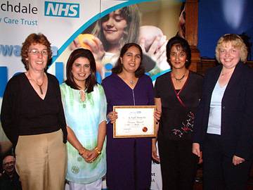 Winners of the 'Going for Gold' Outstanding Service Awards