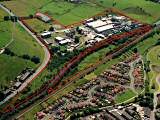 Aerial view of Akzo Nobel site