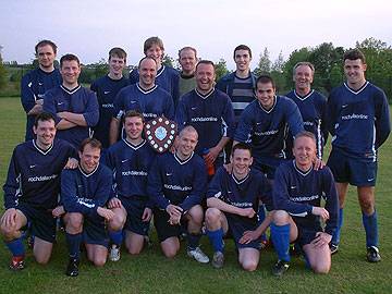 Rochdale Online FC with the Runners Up Shield