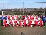 Two squads from the Hopwood Hall College Football Academy