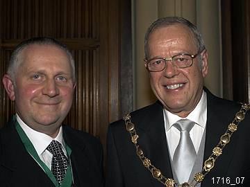 Cllr Ashley Dearnley & Mayor's Consort, Mr Barrie Hornby