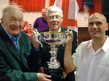 Sylvia Ray Memorial Trophy Winners: Cyril Whittle & Jon Venables of Rochdale Nomads