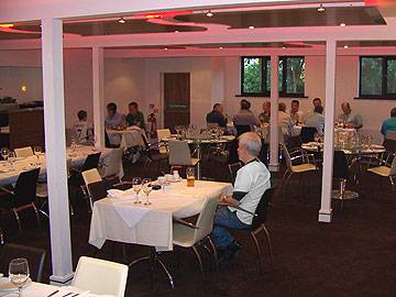 Diners tuck into their traditional Indian food in the main restaurant